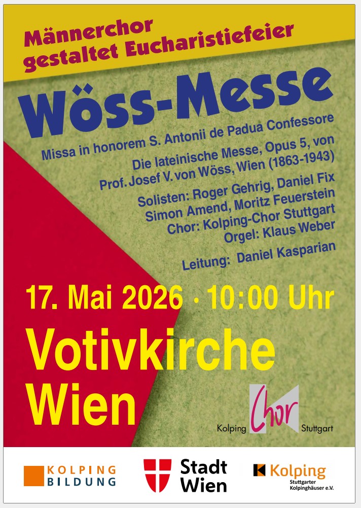 Plakat Votivkirche Wien